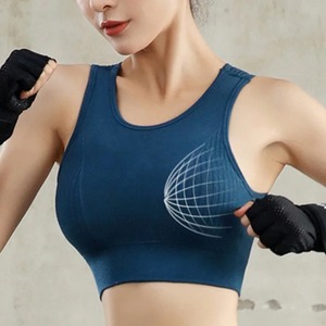 Cloud Hide femmes respirant sport soutien-gorge Yoga haut court et gilet athlétique Style Simple Fitness brassière pour courir vêtements de sport - Product Image 1
