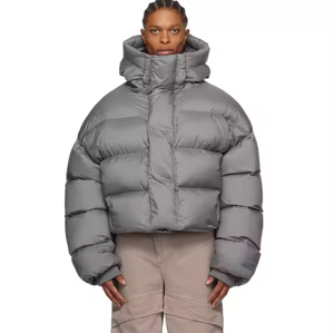 OEM Hiver Nouveaux Hommes Décontracté Chaud Épais Bouffant Parka Manteaux Hommes À Capuche Vestes Imperméable Solide Outwear Vêtements Style Formel - Product Image 1
