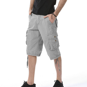 Short cargo tactique d'entraînement personnalisé vêtements pour hommes Shorts en coton pour hommes pantalon tricoté tissage vente en gros à bas prix avec le service OEM - Product Image 5