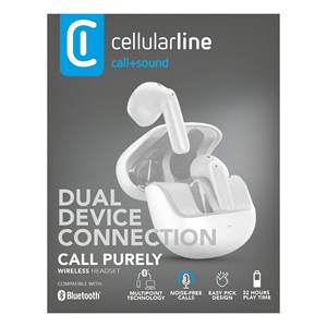 Audífonos Blancos BTPURETWSW 0956819, Audífonos Intrauditivos con Cancelación de Ruido para Línea Celular, TWS para Bluetooth con Micrófono - Product Image 2