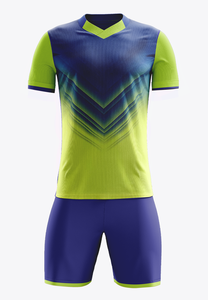 Conjunto de Uniforme de Fútbol Personalizado con Logotipo de Equipo para Hombre, 2 Piezas, Camiseta y Pantalones Cortos, Servicio OEM, Uniformes Deportivos - Product Image 3