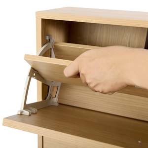 Sisco Solid Oak <b>Shoe</b> Cabinet with Door Scandinavian-Style Minimalist <b>Shoe</b> <b>Bench</b> for Home Living Room Furniture for Home Entryway - Product Image 3