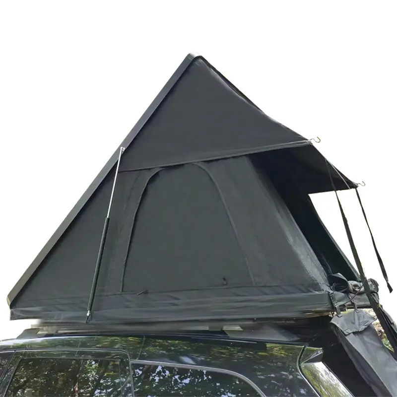 Tente de toit de nouveau style d'approvisionnement d'usine tente de toit de voiture triangulaire à coque dure en aluminium