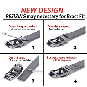 Cinturón de negocios ajustable de lujo para hombre, personalizado, de alta calidad, piel de vaca genuina, acero, diseñador automático, estilo informal, MODREN - Product Image 4