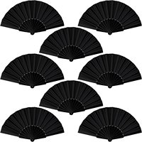 Vente flash - Éventails pliants personnalisés avec logo - Éventail pliant en bambou de 13 pouces pour mariage