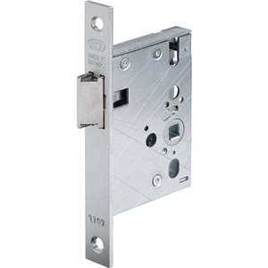 Mortise <b>Latch</b> <b>Lock</b> 1307 Silver-Colored BKS for Bicycle DIN 20/55/8mm Left/Right Squared - Product Image 1