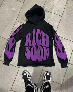 Sudadera estilo Hip Hop con estampado de letras "P" bordadas, ropa de moda informal para mujeres y hombres, dulce traje de Otoño Invierno - Product Image 2