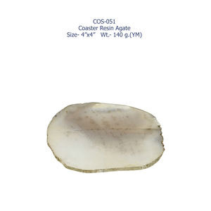 Wholesale MAE Natural <b>Agate</b> <b>Coaster</b> 4x4 Inch Modern Eco-Friendly 170g Tea Cup <b>Coaster</b> for Tabletop Decoration - Product Image 4