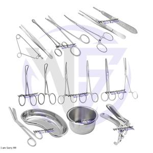Juego quirúrgico de acero inoxidable de 20 piezas, herramientas para episiotomía y OB/GYN, suministro médico de Endochoice, Kit quirúrgico de Ginecología de uso profesional - Product Image 4