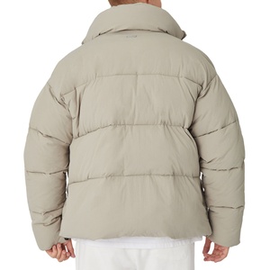 Doudoune d'hiver personnalisable pour hommes avec capuche Manteau d'hiver en duvet avec motif de lettres du fabricant OEM - Product Image 2