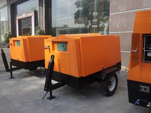 Chinesischer Hersteller Kompakter Tragbarer Luftkompressor 10m3/min 10 Bar Diesel Mobiler Luftkompressor - Product Image 3