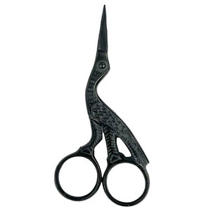 Tijeras Clásicas Stork de 4 Pulgadas con Punta Afilada y Hoja Curva de Acero Inoxidable, Diseño de Grulla para Diestros, para Coser, Manualidades y Manicura - Product Image 1