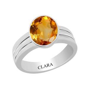 Natural <b>Citrine</b> Sunela Gemstone <b>Rings</b> for Everyday Wear - Product Image 1