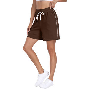 Pantalones cortos deportivos de verano de alta calidad, doble capa, elásticos, de secado rápido, transpirables, para Yoga, gimnasio, deportes, pantalones cortos para correr para mujer - Product Image 3