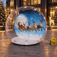 Tente bulle transparente gonflable portable en PVC pour enfants, fête, jardin, événement, décoration de Noël en extérieur