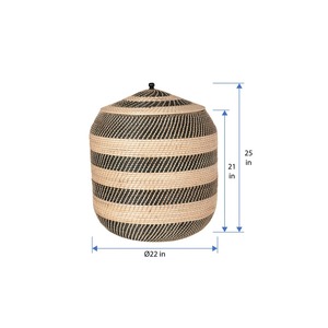 Cesta Decorativa de Bambú Breeze, Cesta de Almacenamiento Hecha a Mano, Venta al por Mayor, Ecológica, Hecha en Vietnam - Product Image 3