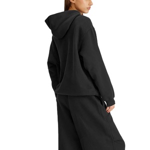 Survêtements pour femmes de haute qualité, logo personnalisé, respirants, en molleton, à capuche, pour femmes, 2026 - Product Image 4