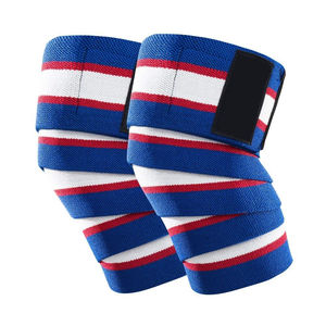 Wholesale Power Weight Lifting <b>Knee</b> Pads Gym Training <b>Knee</b> Two Tone Support <b>Wraps</b> for Gym Elastic Weightlifting <b>Knee</b> Pads - Product Image 6