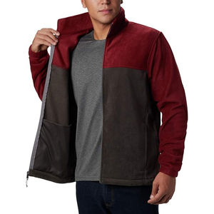 En un color sólido de buena calidad El mejor proveedor Hecho a mano Chaquetas de lana polar de tela suave al tacto para hombres - Product Image 5
