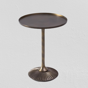 Table d'appoint en laiton antique de qualité exportée pour la décoration de la chambre et du salon, disponible en tailles personnalisées - Product Image 2