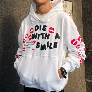 Sudadera con Capucha de Alta Calidad para Hombre, Personalizada al por Mayor, con Estampado Puff, Estilo Urbano, Gruesa, Fabricante de Ropa Personalizada OEM - Product Image 4