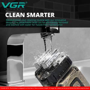 Afeitadora Eléctrica Recargable USB para Hombre, Maquinilla de Afeitar Inalámbrica con Función Impermeable IPX7, Máquina de Afeitar Lavable, Recortadora de Larga Duración - Product Image 3