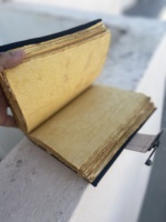 Carnet de croquis en cuir gaufré personnalisé, non ligné, motif Soleil et Lune, bord festonné, style rustique vintage, A4/A3/A6, couverture rigide recyclée, résistant à l'eau, cadeau