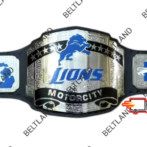 เข็มขัดแชมป์ดีทรอยต์ไลออนส์สำหรับผู้ใหญ่ ผลิตใหม่จากสังกะสี 2 มม. 4 มม. - Product Image 3