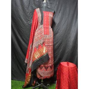 ผ้าไหมโมดอลสีแดงปะการังแบบใหม่ เป็นมิตรกับสิ่งแวดล้อม ซักได้ ทรงเอ แขนยาว สำหรับตัดชุดผู้หญิง - Product Image 2