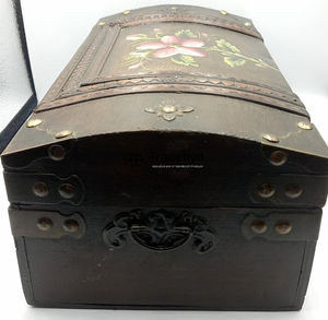 กล่องไม้ศิลปะพื้นบ้านยุโรปคุณภาพสูงจาก Tradebyd กล่องเก็บของตกแต่งงานฝีมือ วาดด้วยมือ งานฝีมือประณีต - Product Image 1