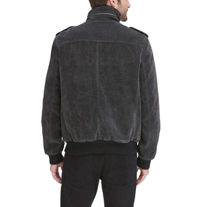 Chaqueta de Cuero de Oveja Genuino para Hombre, Fabricante Mayorista, Logotipo Personalizado, Ropa Exterior Informal, Tinte Liso, Moda Urbana - Product Image 2