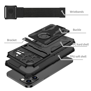 Motorola G Power/G20/G30 Handyhülle mit Autohalterung Sportdesign Stoßfest & Staubdicht PC-Material - Product Image 3
