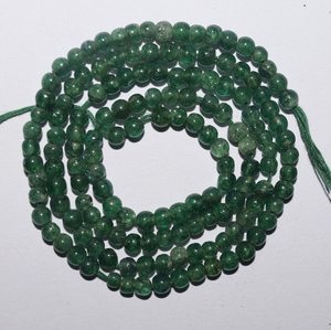 100% perles d'aventurine véritable incroyable vert et jaune 3mm pierre précieuse ronde 13 pouces longueur de brin pierre naturelle - Product Image 1