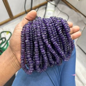 ลูกปัดหินฟักทองอเมทิสต์สำหรับทำเครื่องประดับ - Product Image 4