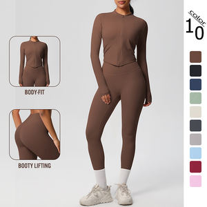 Leggings sans couture pour femmes, taille haute, vêtements de sport, yoga, course à pied - Product Image 3