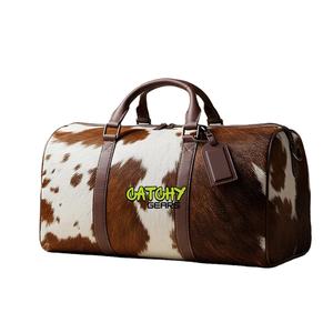 Bolsa de Viaje de Cuero al por Mayor, Bolsa de Fin de Semana Clásica Retro, Cuero Genuino de Vaca - Product Image 1