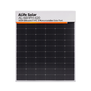 Panel Solar Monocristalino Bifacial Tipo N HJT de 405W, AL-66HPH-420 de ALife Solar - Product Image 2