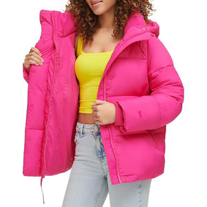 High Quality Men's Winter North Puffer <b>Jacket</b> with Stand Collar Zipper Closure Front Logo-<b>Waterproof</b> & Eco-Friendly - Product Image 3