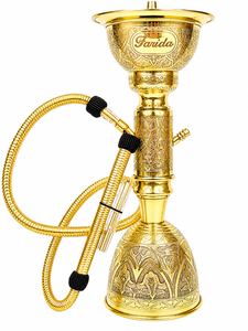 Enfriador de Cachimba de Latón Martillado a Mano de Lujo, Exclusivo Objetivo de Colección de Arte Egipcio para Cachimba - Product Image 1