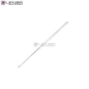 Curette d'oreille Buck 5 3/4 pouces droite et émoussée en acier inoxydable, instrument chirurgical ORL, instrument médical pour le retrait du cérumen et le curetage - Product Image 4