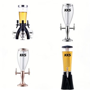 Dispensador <span class=keywords><strong>de</strong></span> Bebidas para Cerveza, Torre <span class=keywords><strong>de</strong></span> Cerveza con Grifo, en Colores Dorado, Plateado, Azul, Negro y Otros Colores, <span class=keywords><strong>de</strong></span> 1.5L, 3L y 3.5L, para Cervecerías, Bodegas y Bares - Product Image 1