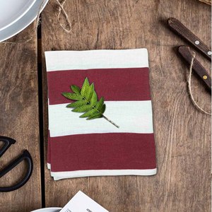 Essuie-mains en lin ultra doux de haute qualité absorbant à séchage rapide disponible ensemble de style uni prix de gros indien - Product Image 3