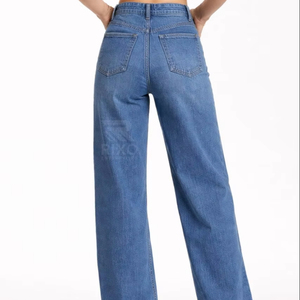 Pantalones Holgados de Color Sólido de Secado Rápido y Transpirables 100% Algodón de Estilo Urbano para Mujer de Rixo Enterprises con Múltiples Bolsillos - Product Image 3