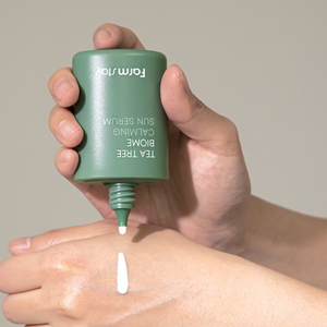 ทีทรีจากเกาหลีเซรั่มดวงอาทิตย์เพื่อความผ่อนคลาย SPF 45 calming Whitening UV สำหรับผิวหน้าและผิวกายที่แพ้ง่าย - Product Image 4
