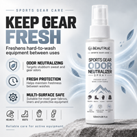 Spray désodorisant pour équipements sportifs OEM, éliminateur d'odeurs pour casques, bottes, gants, protections et sacs d'équipement, fraîcheur longue durée
