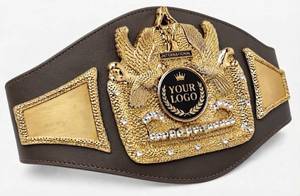 เข็มขัดแชมป์มวยปล้ำ MMA คาราเต้ เทควันโด หนังแท้ทองเหลืองสั่งทำพิเศษ รุ่นเฮฟวี่เวท สำหรับทุกเพศ - Product Image 3