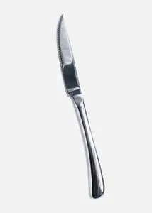 Juego de cubiertos de plata pulida llamativa, cubiertos de acero inoxidable de Metal hechos a mano únicos, vajilla elegante con pulido de espejo - Product Image 3