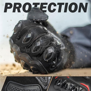 ถุงมือขี่มอเตอร์ไซค์แท้คุณภาพดีที่สุด ผลิตในปากีสถาน น้ำหนักเบา - Product Image 3