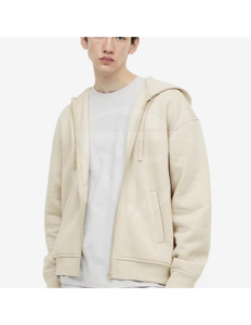 Fabricant de sweat à capuche 100% coton personnalisé pour hommes avec style de rue à la mode de haute qualité pour l'hiver décontracté poche fermeture éclair - Product Image 6