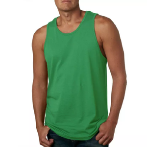Camiseta sin mangas de algodón sin mangas personalizada para hombre, chaleco de entrenamiento para hombre, camisetas sin mangas para gimnasio, ropa deportiva, chaleco - Product Image 2